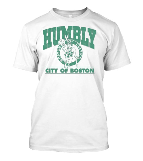 Humbly Boston Celtics City Of Boston Jayson Tatum T-Shirt
