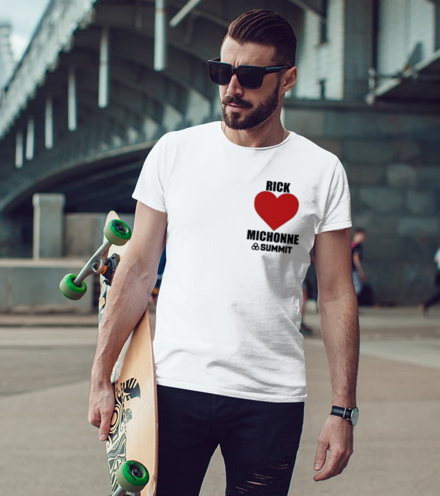 Rick Love Michonne Heart Symbol TWD Summit T-Shirt