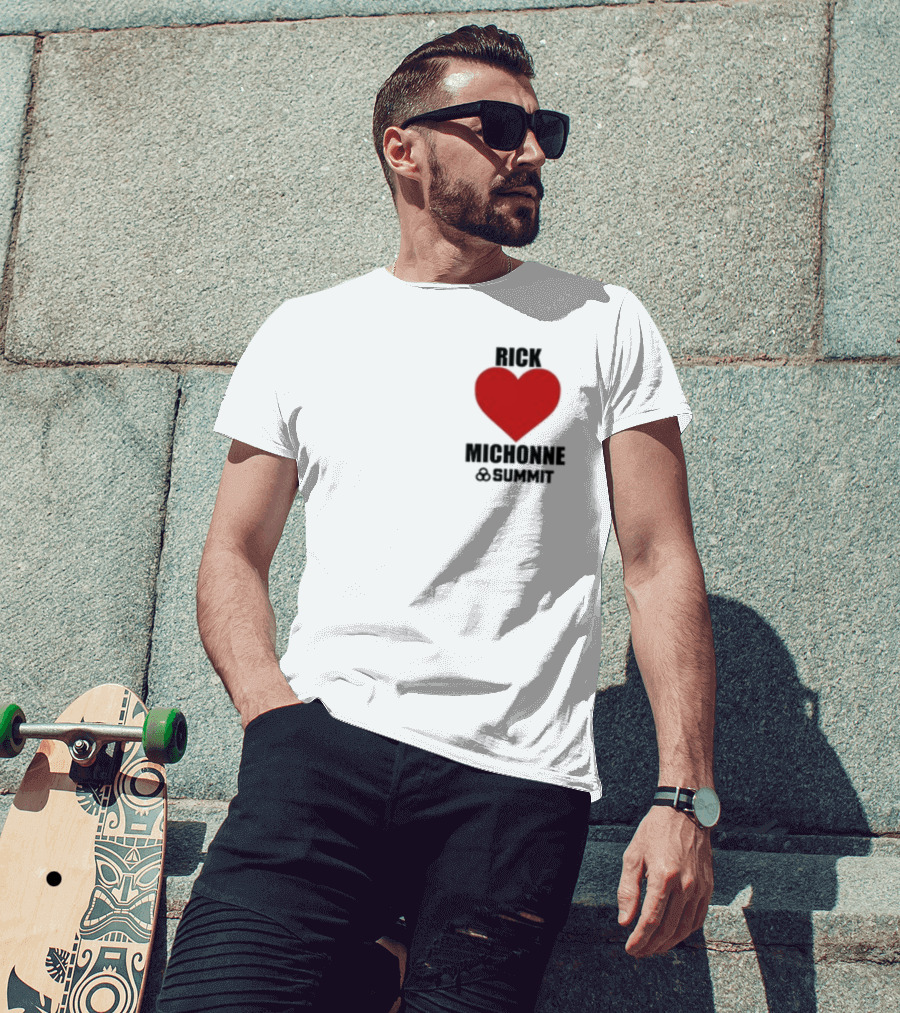 Rick Love Michonne Heart Symbol TWD Summit T-Shirt
