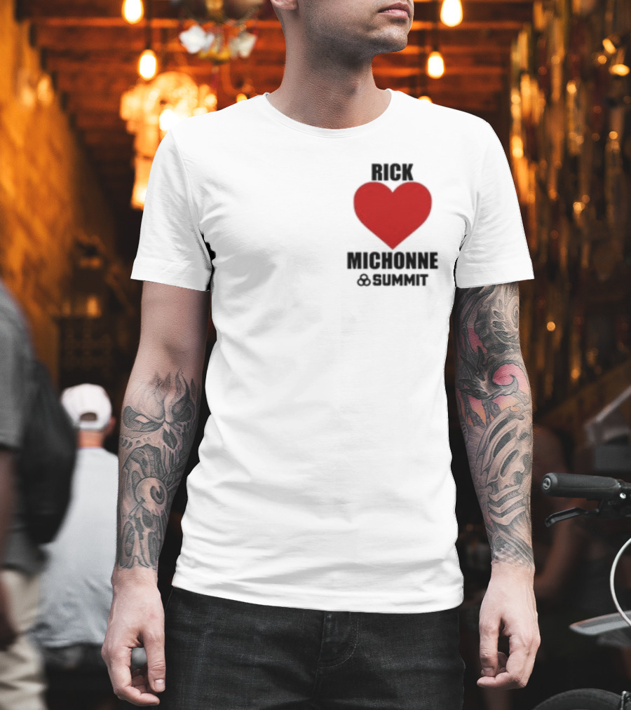 Rick Love Michonne Heart Symbol TWD Summit T-Shirt