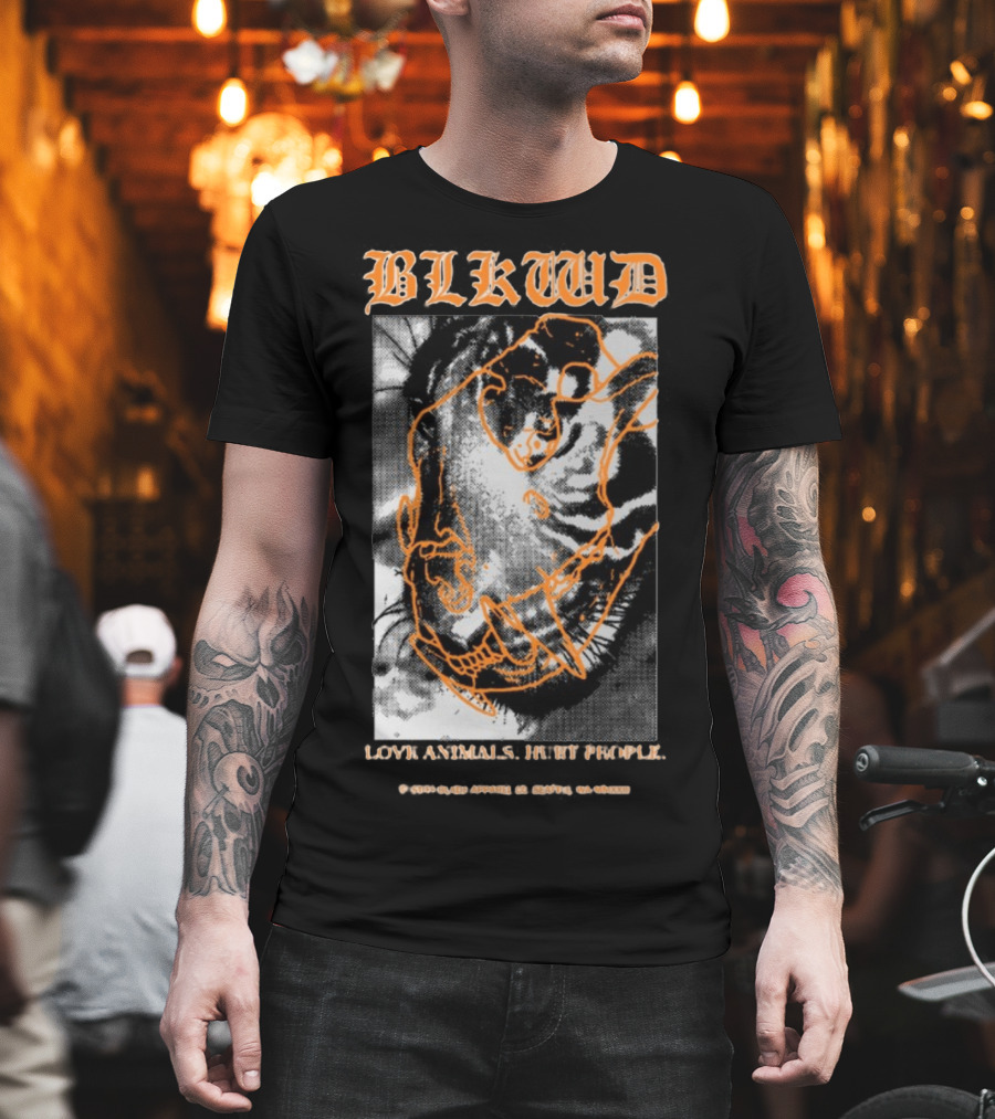 BLKWD Love Animals Hurt People Tiger T-Shirt