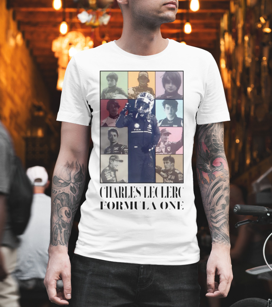 Charles Leclerc Formula One Eras Tour T-Shirt