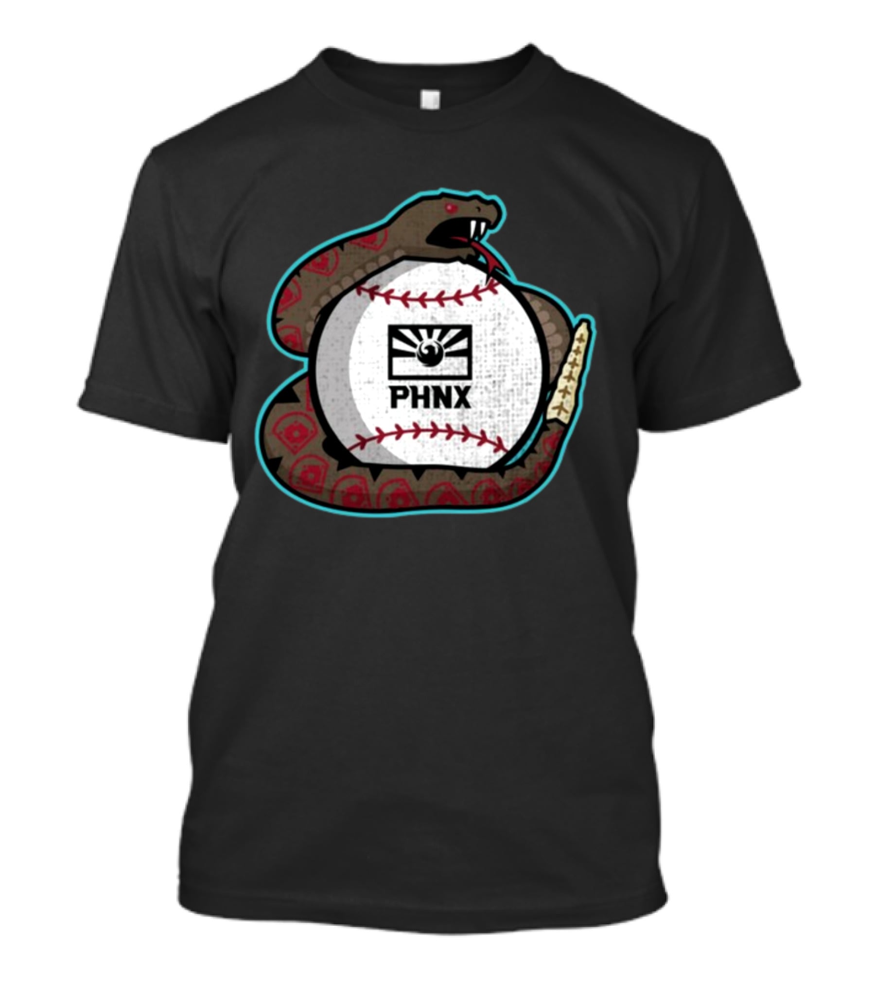 PHNX Baseball Rattlesnake Diamond Back T-Shirt