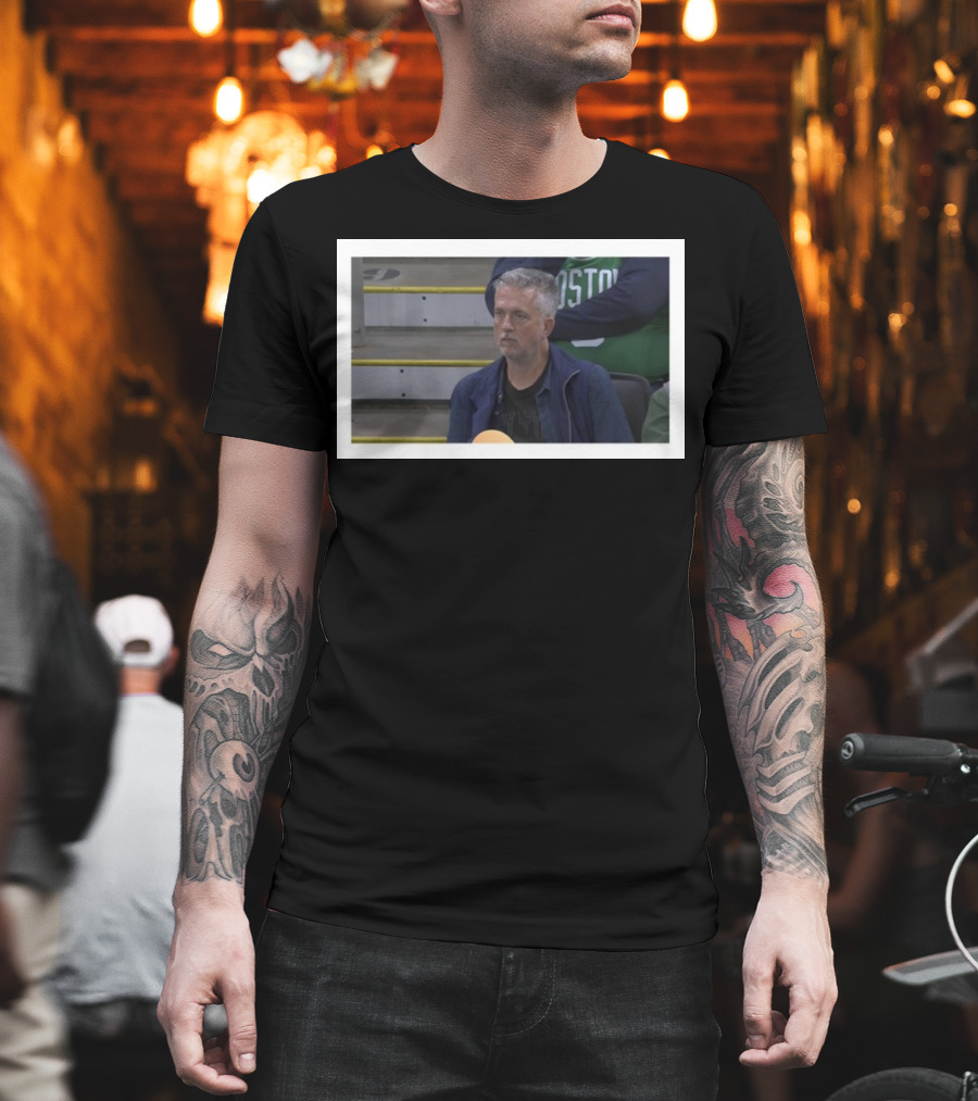 Boston Celtics Basketball Game Jeremy Tache Bill Simmons Sad Photo Meme T-Shirt