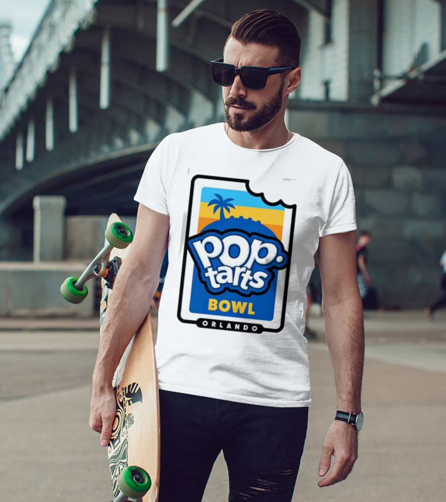 Pop Tarts Bowl Orlando Florida Palm Sunset T-Shirt