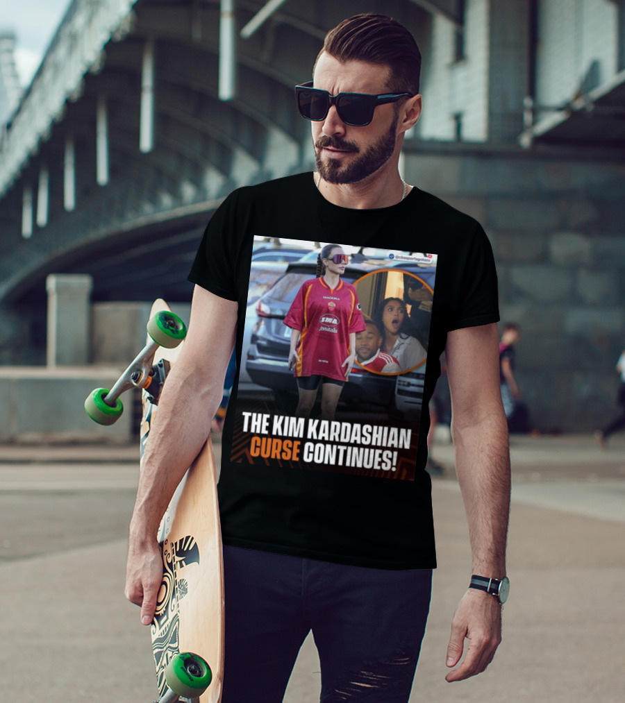The Kim Kardashian Curse Continues Sports Reaction Scene T-Shirt
