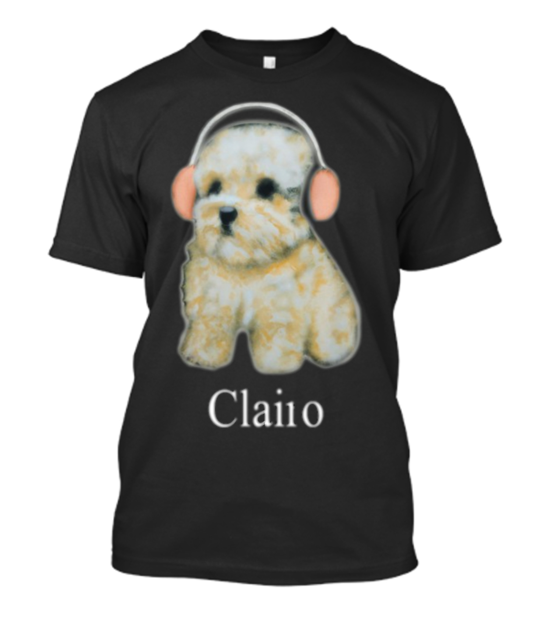 Clairo Dog With Headphones T-Shirt
