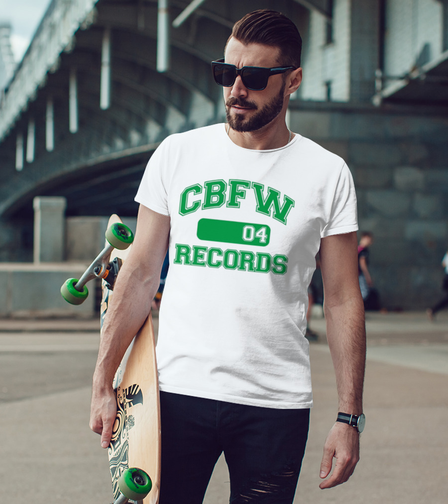 1Millthebrand CBFW 04 Records Merch T-Shirt
