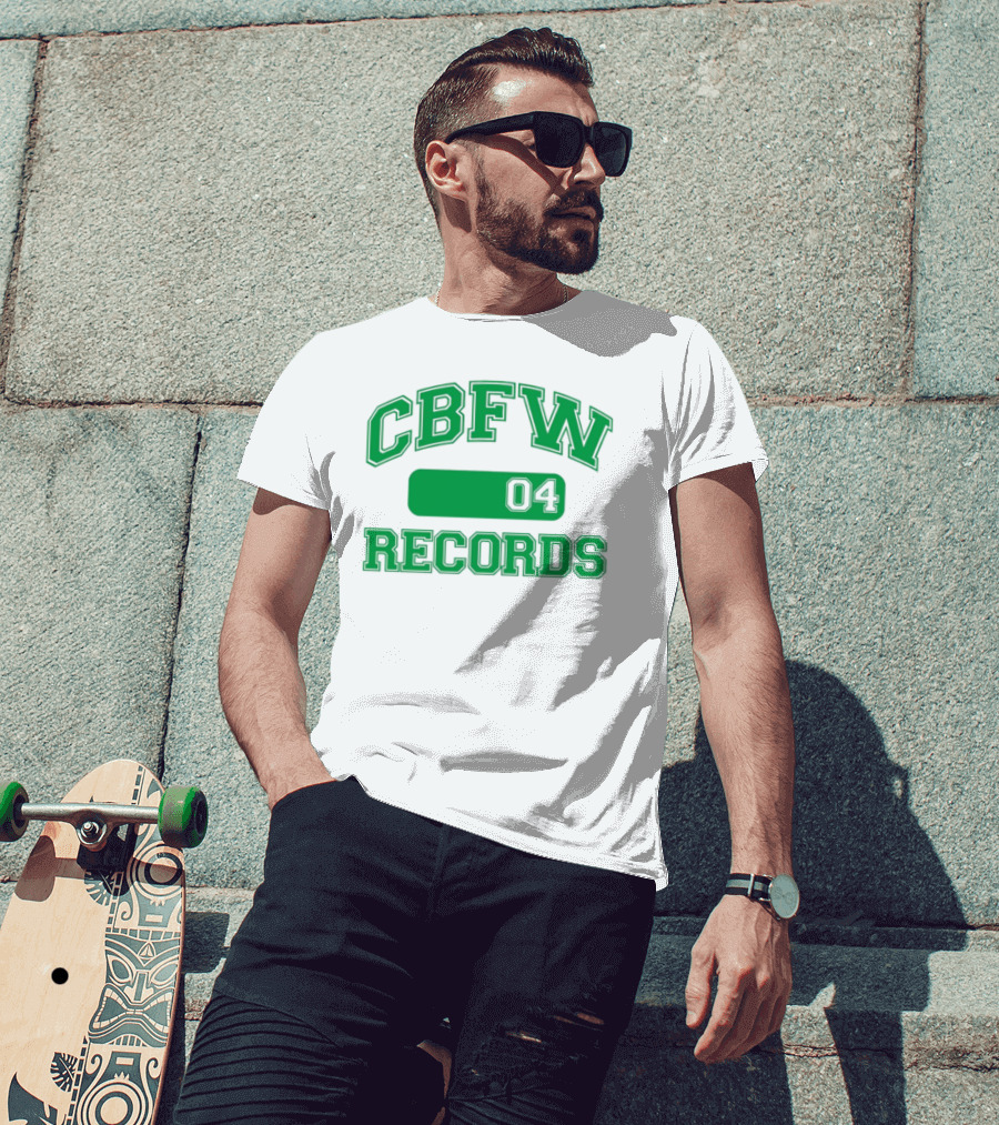 1Millthebrand CBFW 04 Records Merch T-Shirt