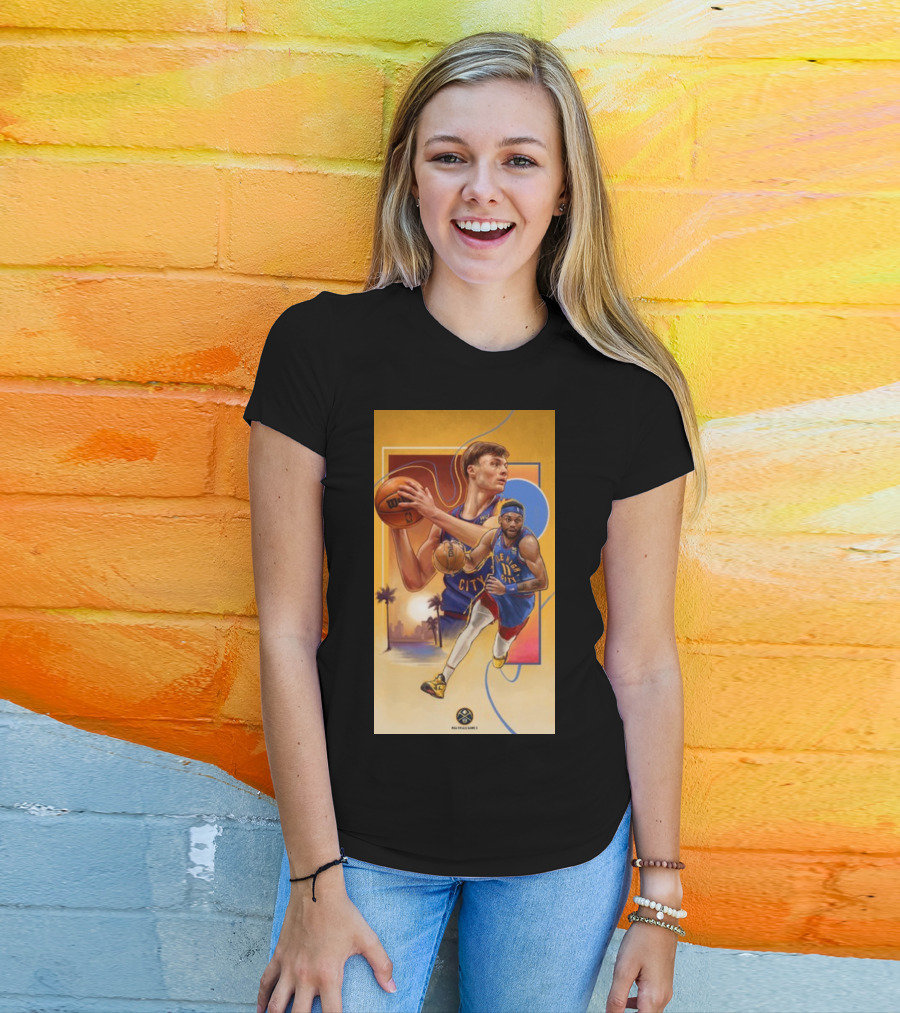 Denver Nuggets Bruce And Christian City Edition Basketball T-Shirt