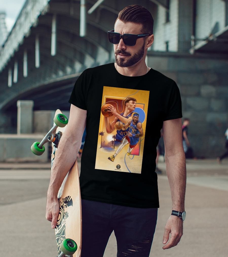 Denver Nuggets Bruce And Christian City Edition Basketball T-Shirt