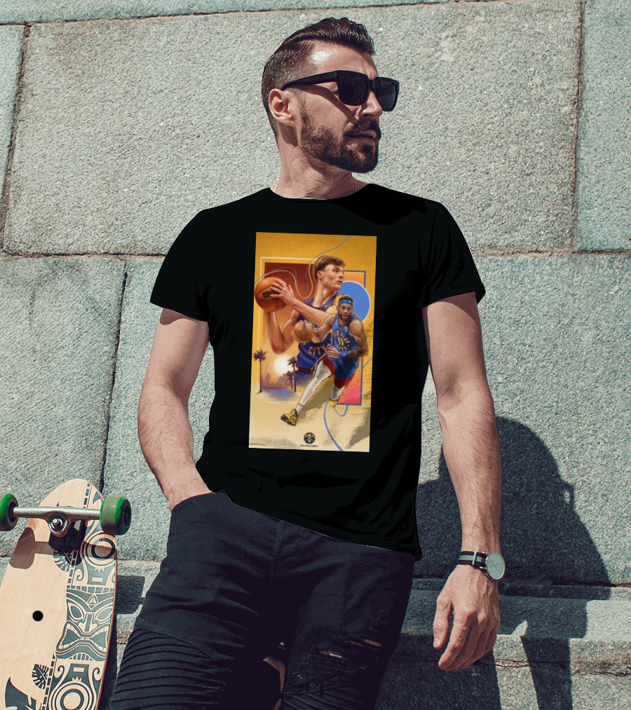 Denver Nuggets Bruce And Christian City Edition Basketball T-Shirt