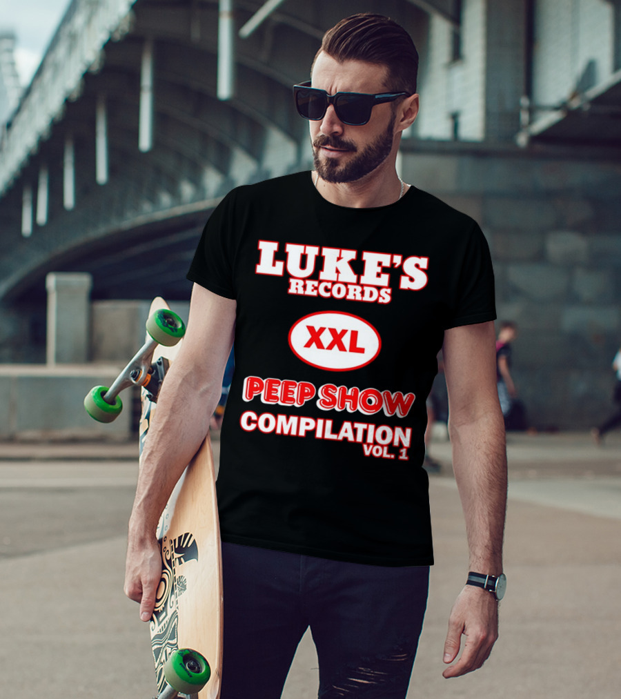 Luke's Records Xxl Peep Show Compilation Vol 1 T-Shirt