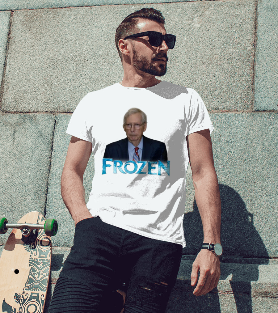 Mitch McConnell Frozen Parody Image With Frozen T-Shirt