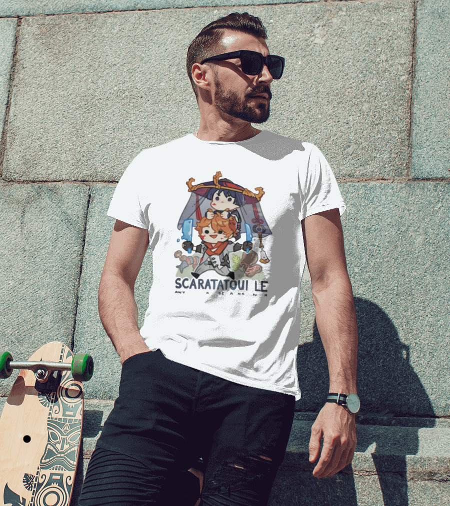 Scaratatouille Anyone Can Be A Harbinger Venti Le T-Shirt
