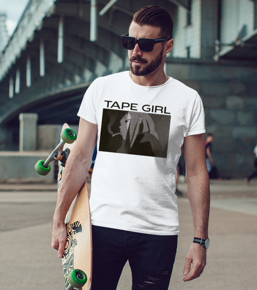 Tape Girl Anime Smoking Scene T-Shirt
