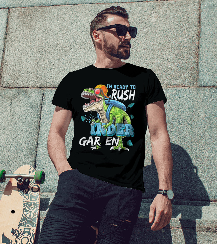 I'm Ready To Crush Kindergarten Dinosaur Adventure T-Shirt