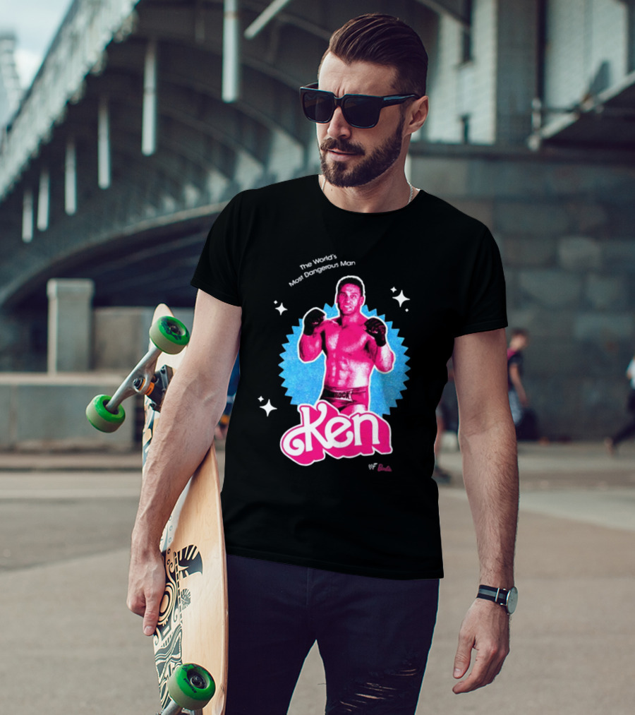 Nostalgiagland Ken The World's Most Dangerous Man Bold Retro Boxing T-Shirt