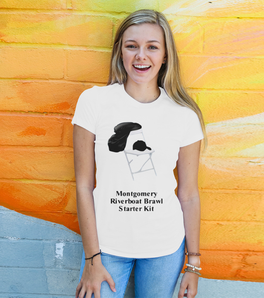 Montgomery Riverboat Brawl Starter Kit Folding Chair And Cap T-Shirt