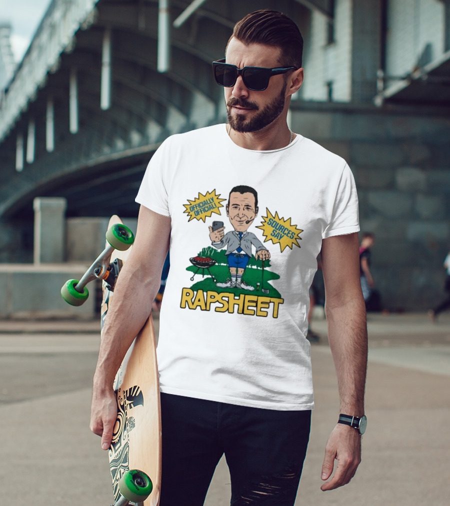 Homage Rapsheet Officially Official Sources Say T-Shirt