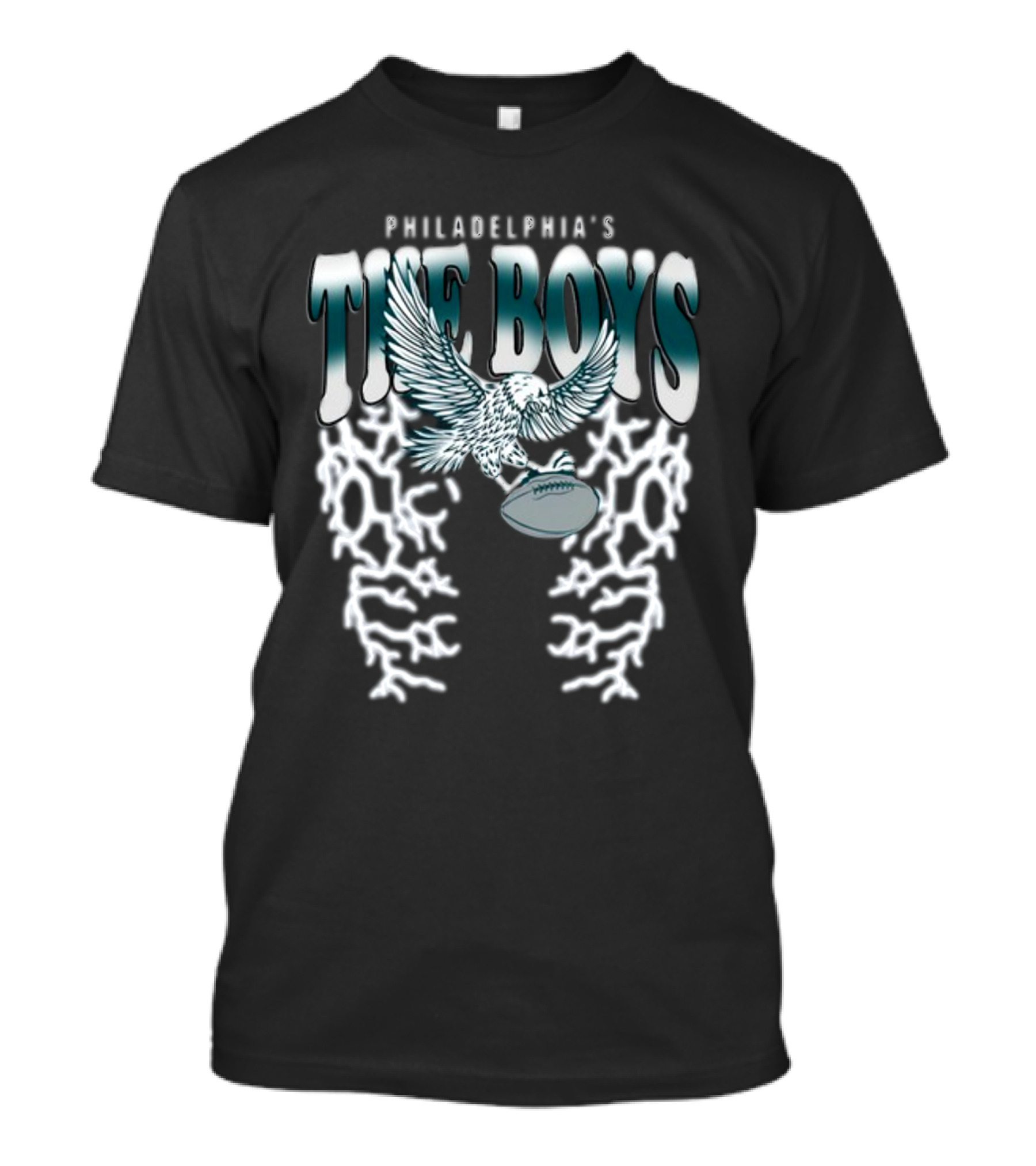 Philadelphia's The Boys Eagle Football Lightning T-Shirt