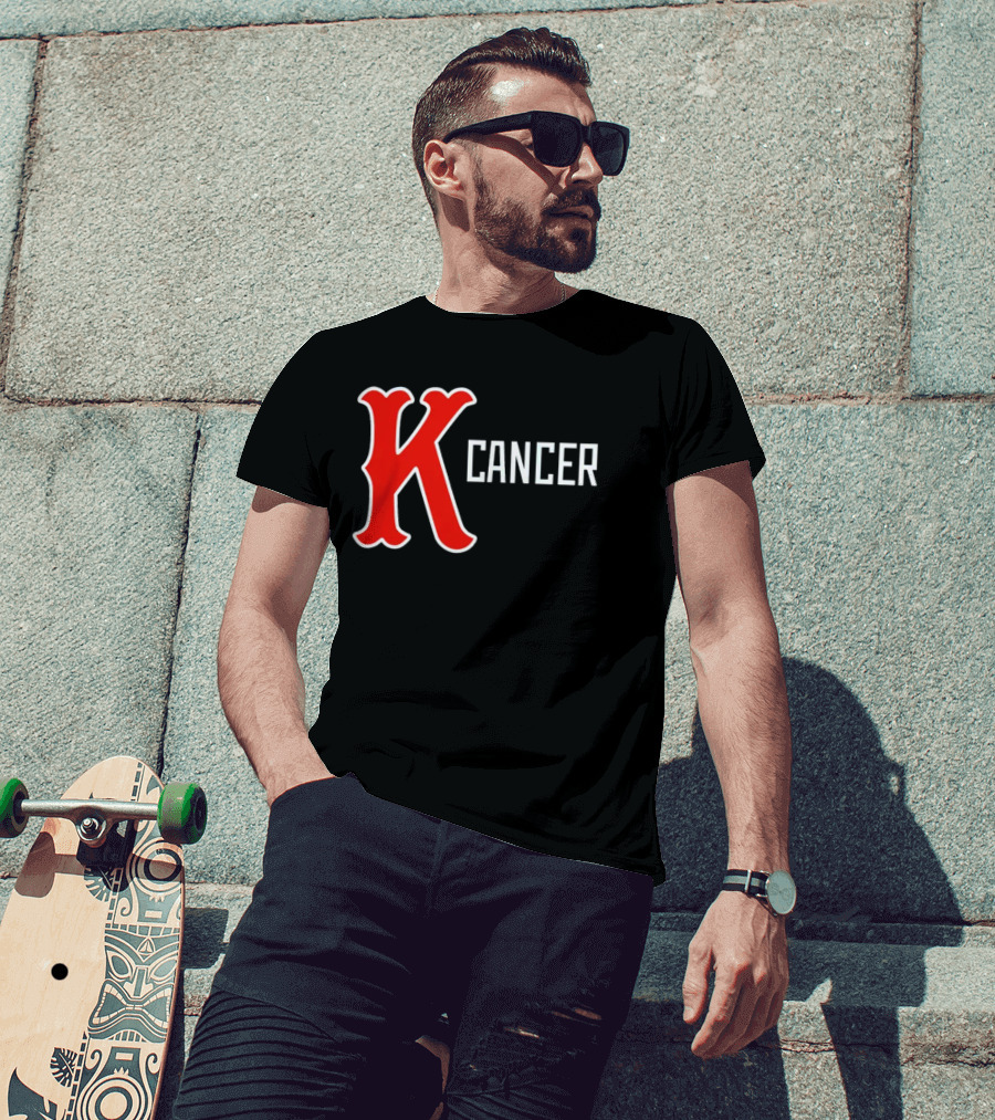 Boston Red Sox K Cancer T-Shirt