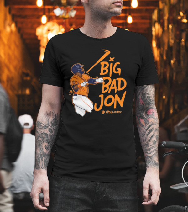 Big Bad Jon Singleton Apollo Houston Baseball Player T-Shirt Big Bad Jon Singleton Apollo Houston Baseball Player T-Shirt