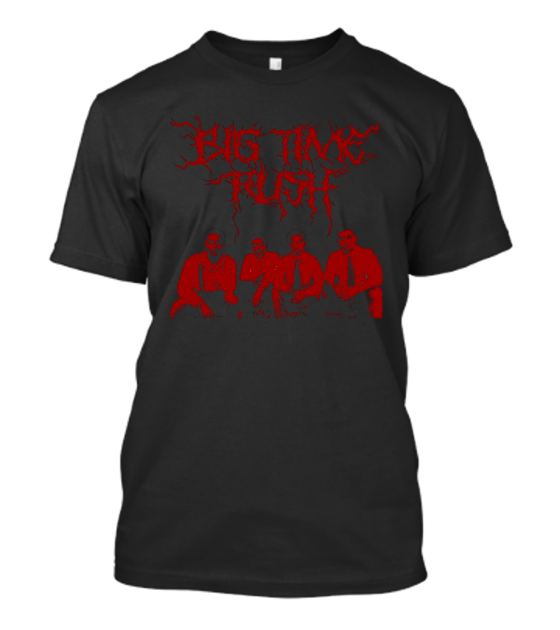 Big Time Rush Metal Band Style Image T-Shirt