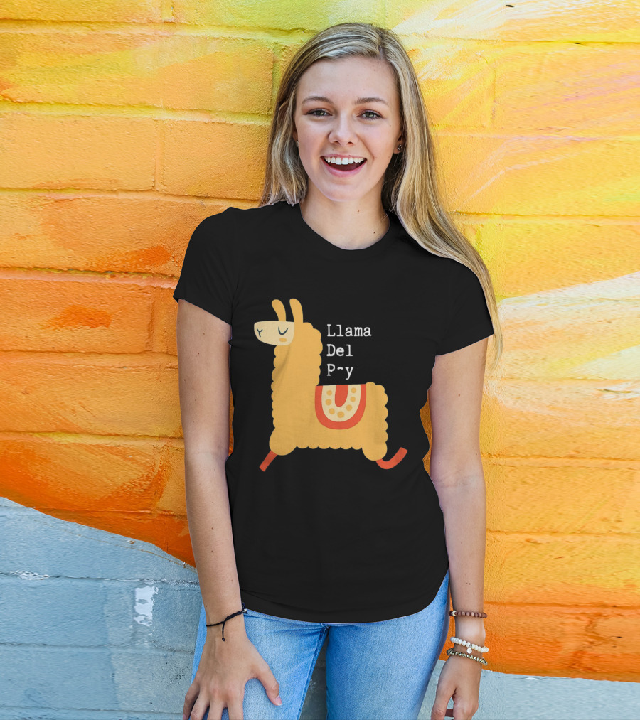 Llama Del P~y Funny Music T-Shirt