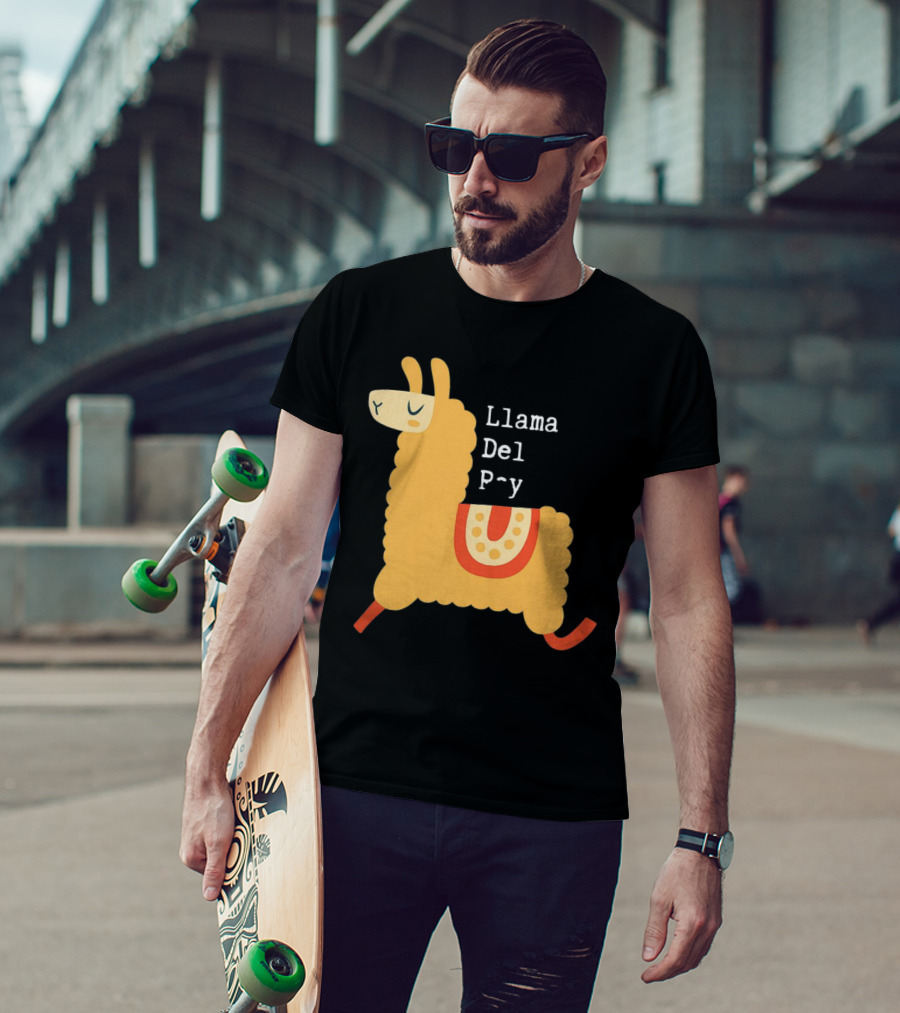 Llama Del P~y Funny Music T-Shirt
