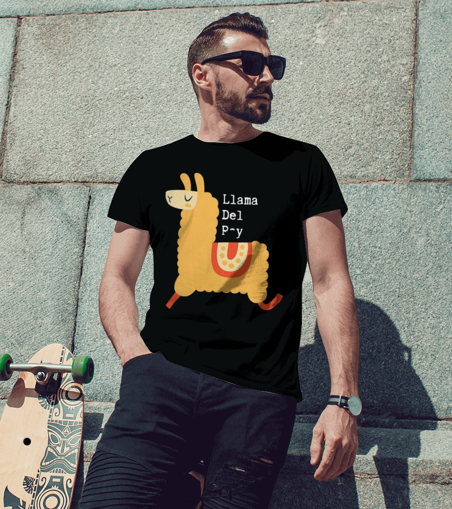 Llama Del P~y Funny Music T-Shirt