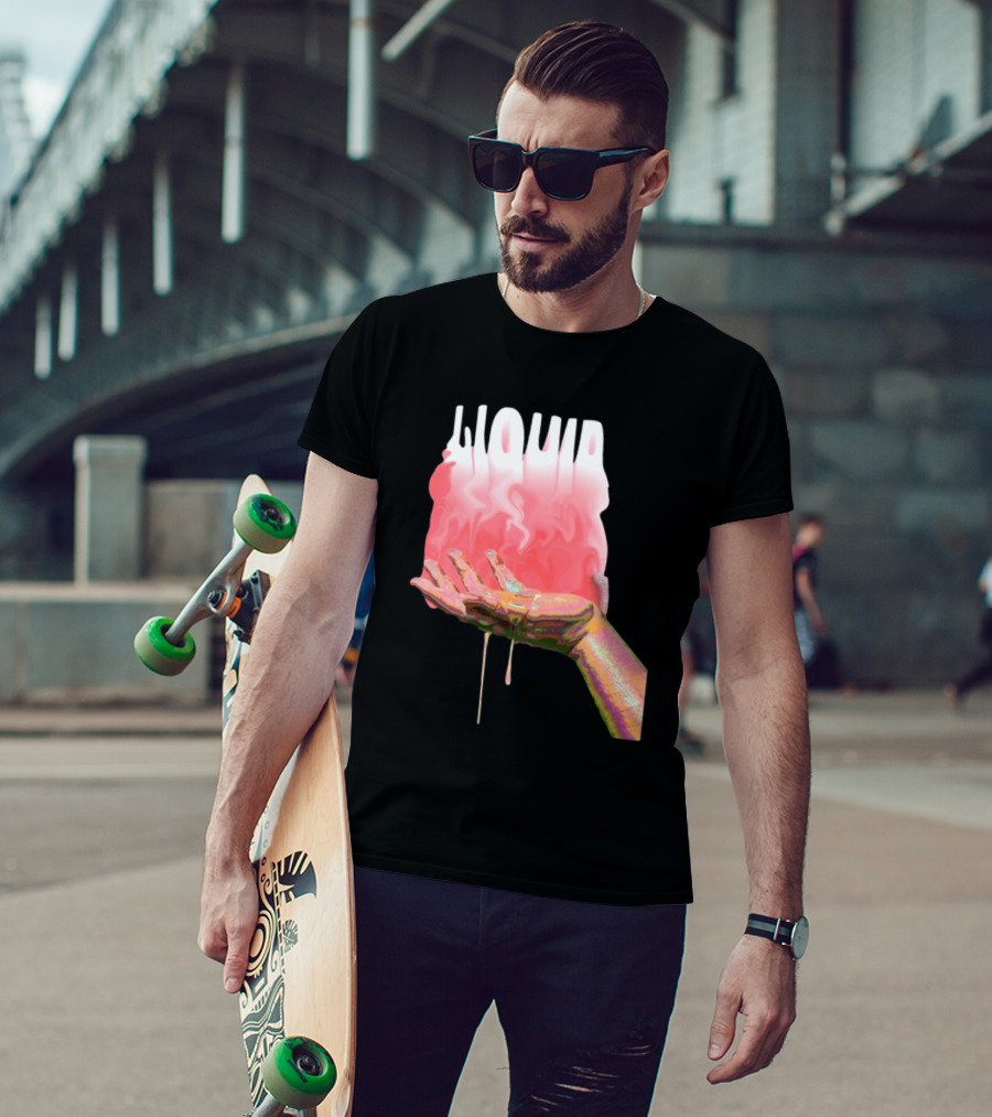 Abel Idume Unbelievably Liquid Barbie Melting Hand T-Shirt
