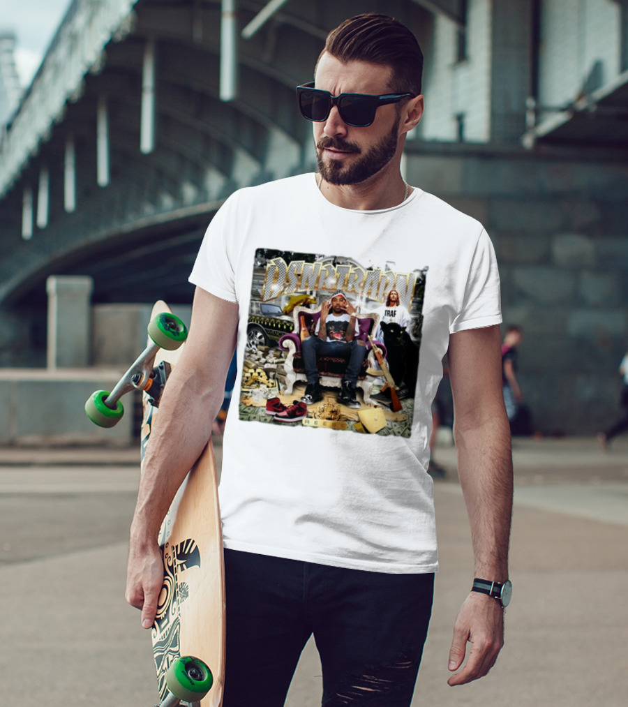 DSNRTRAPN Reese Throne Money Car Panther Rifle T-Shirt