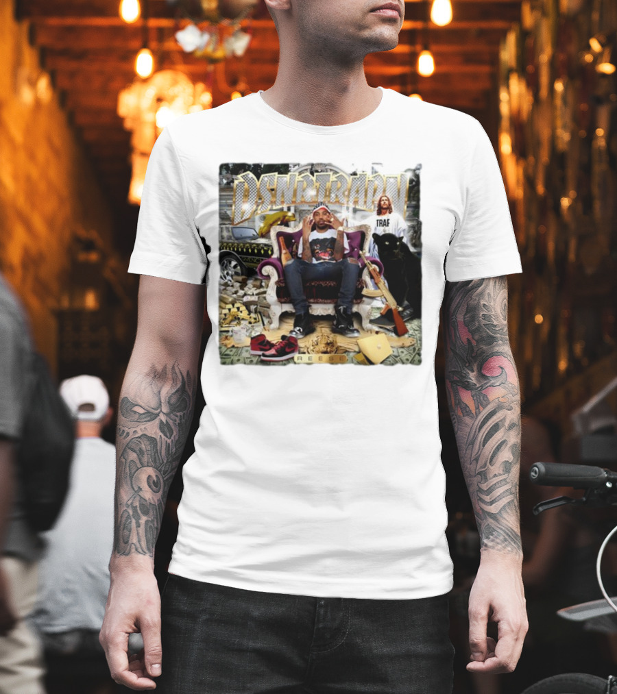 DSNRTRAPN Reese Throne Money Car Panther Rifle T-Shirt