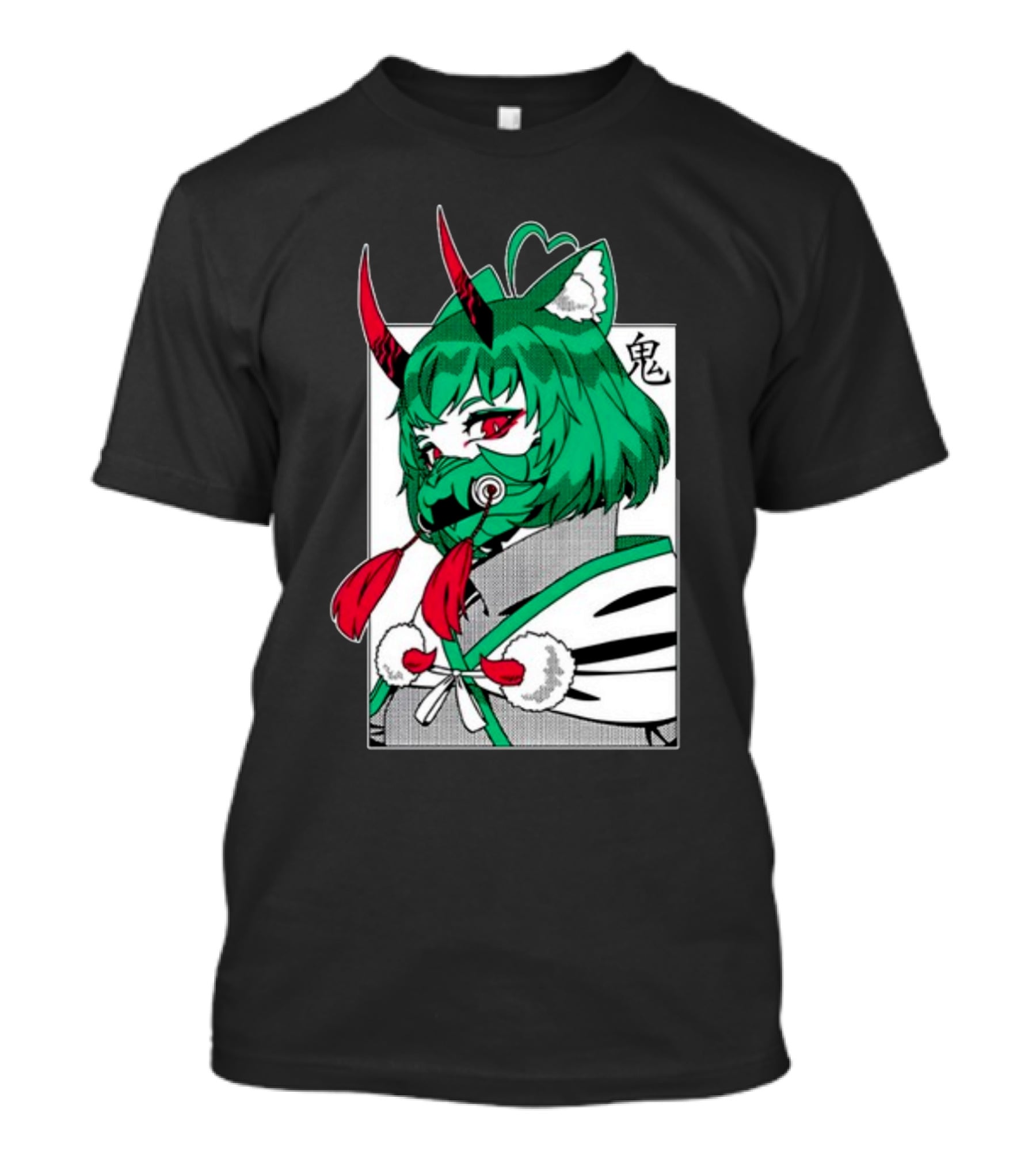 Girl Dm Bundle Anime Style Masked Character Birthday T-Shirt