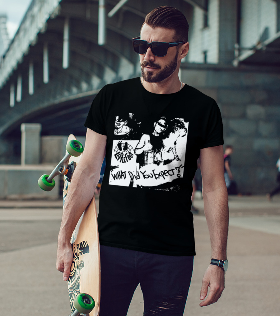 Little Foot What Did You Expect Comic Style Monochrome T-Shirt