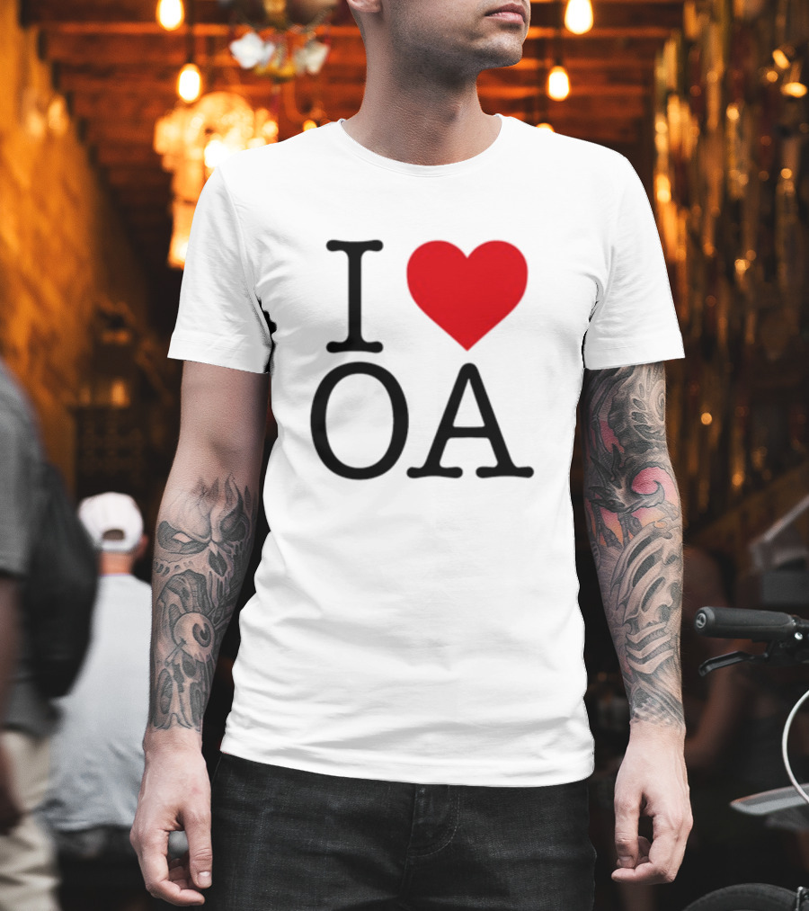I Heart OA Symbolized Love For OA Movement T-Shirt
