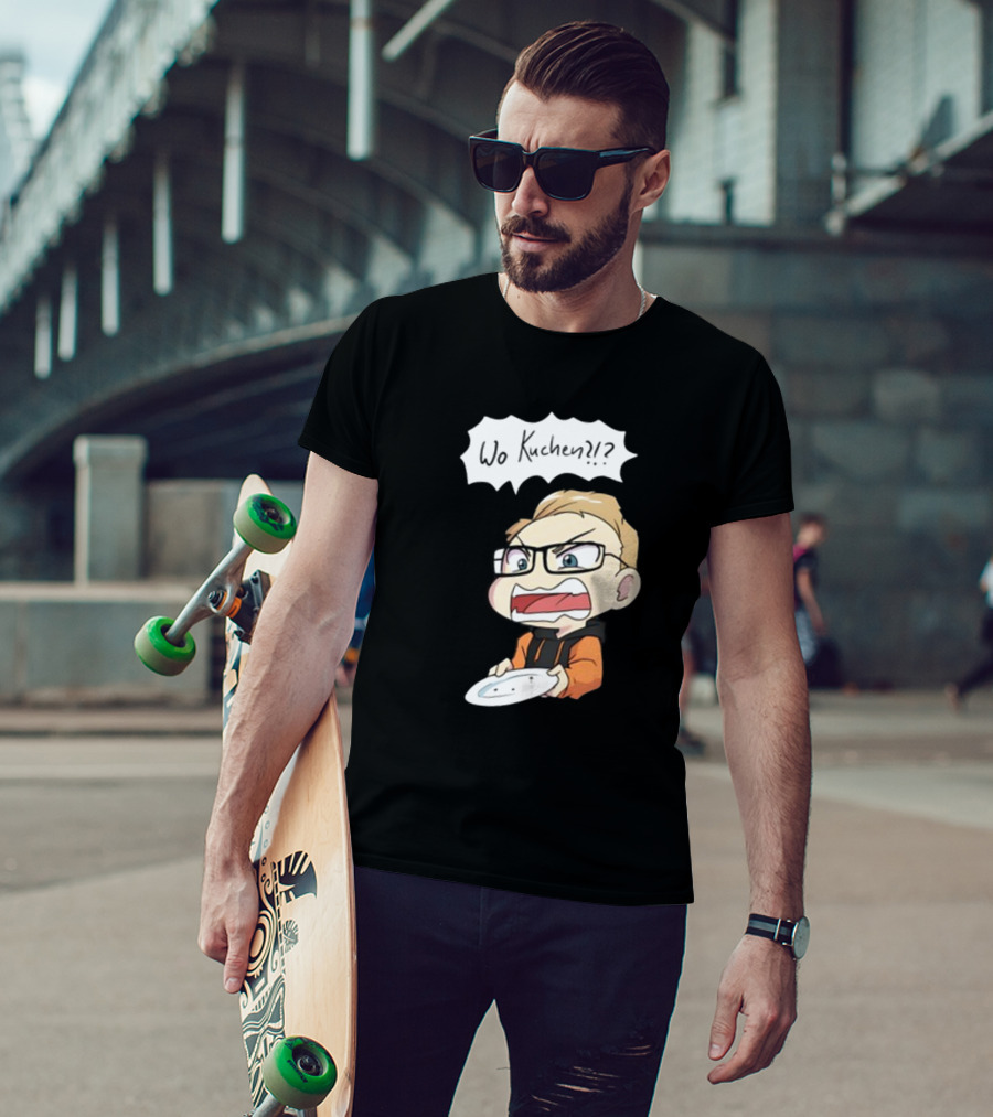 Wo Kuchen Kittycat Cakes Damen Comic Style Character T-Shirt
