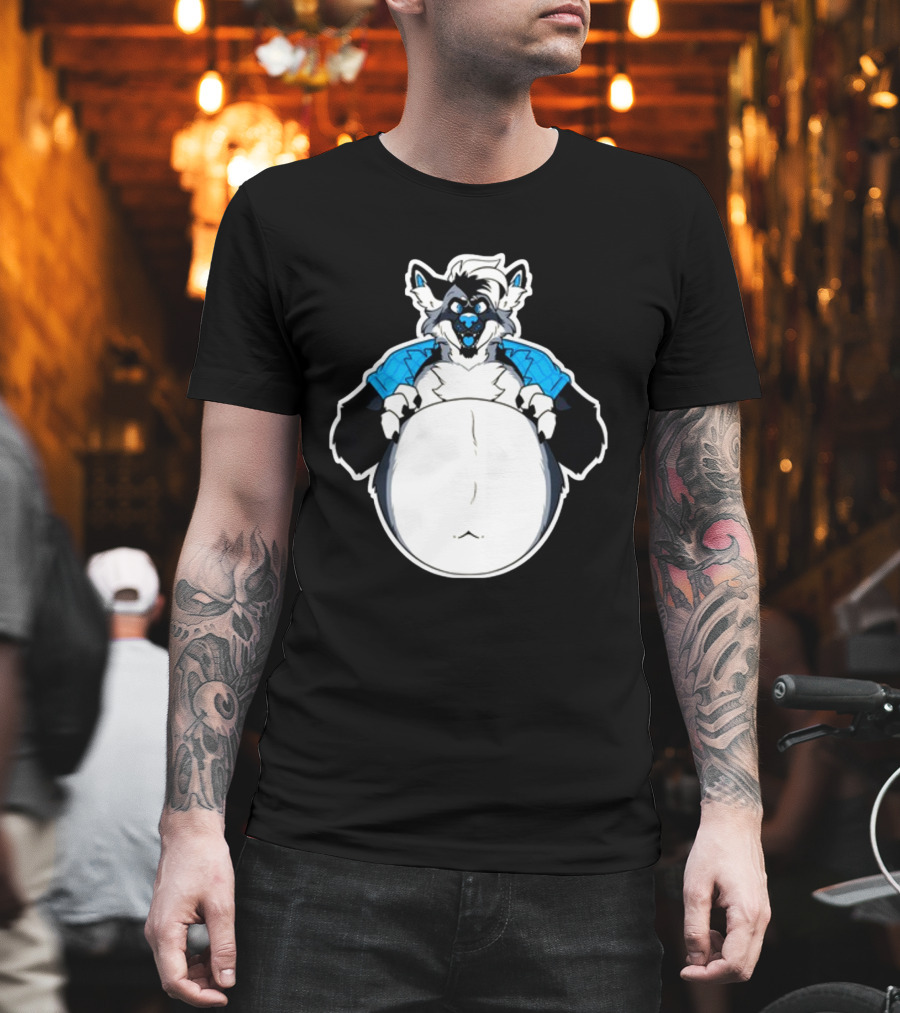 Sloshdog Jax's Cool Wolf Character T-Shirt