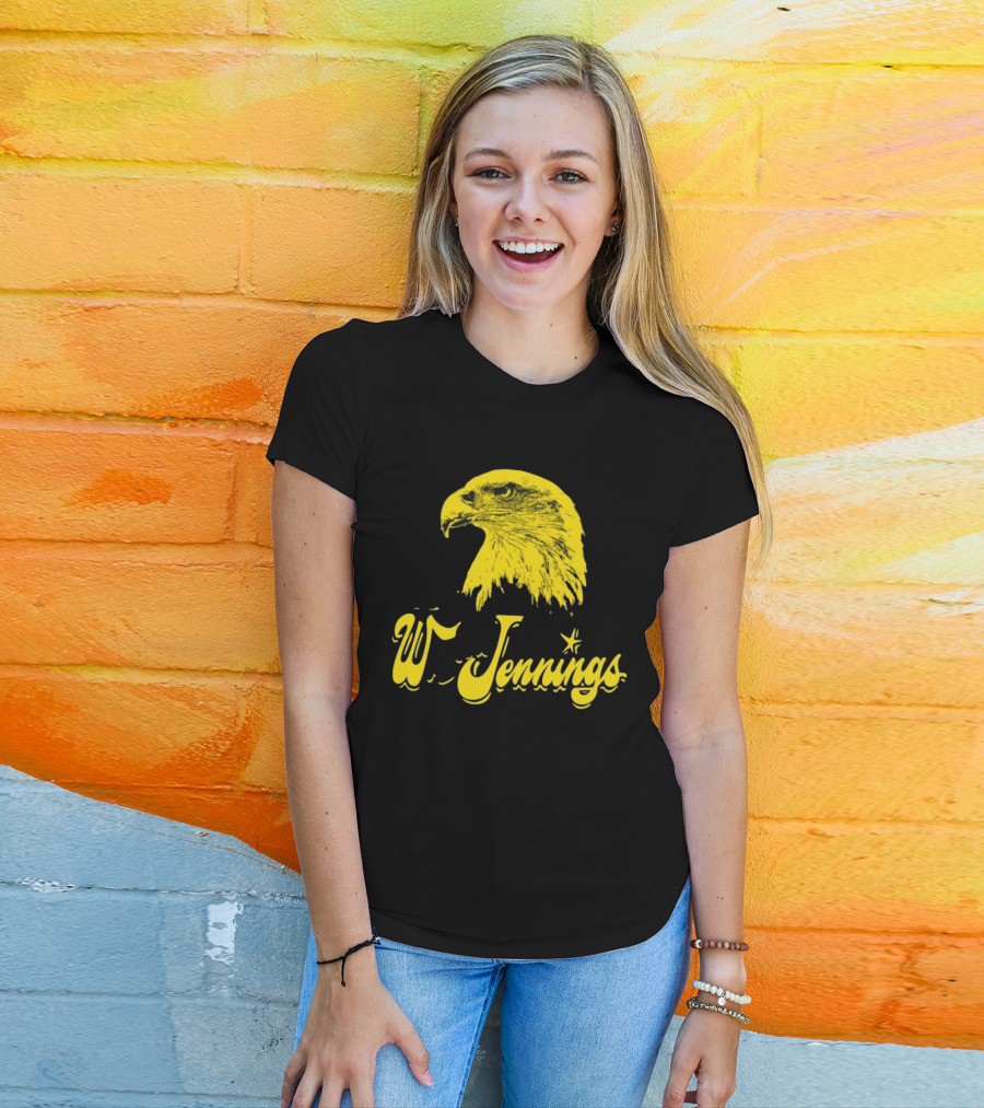 Seager X Waylon Jennings Eagle W Jennings Star T-Shirt