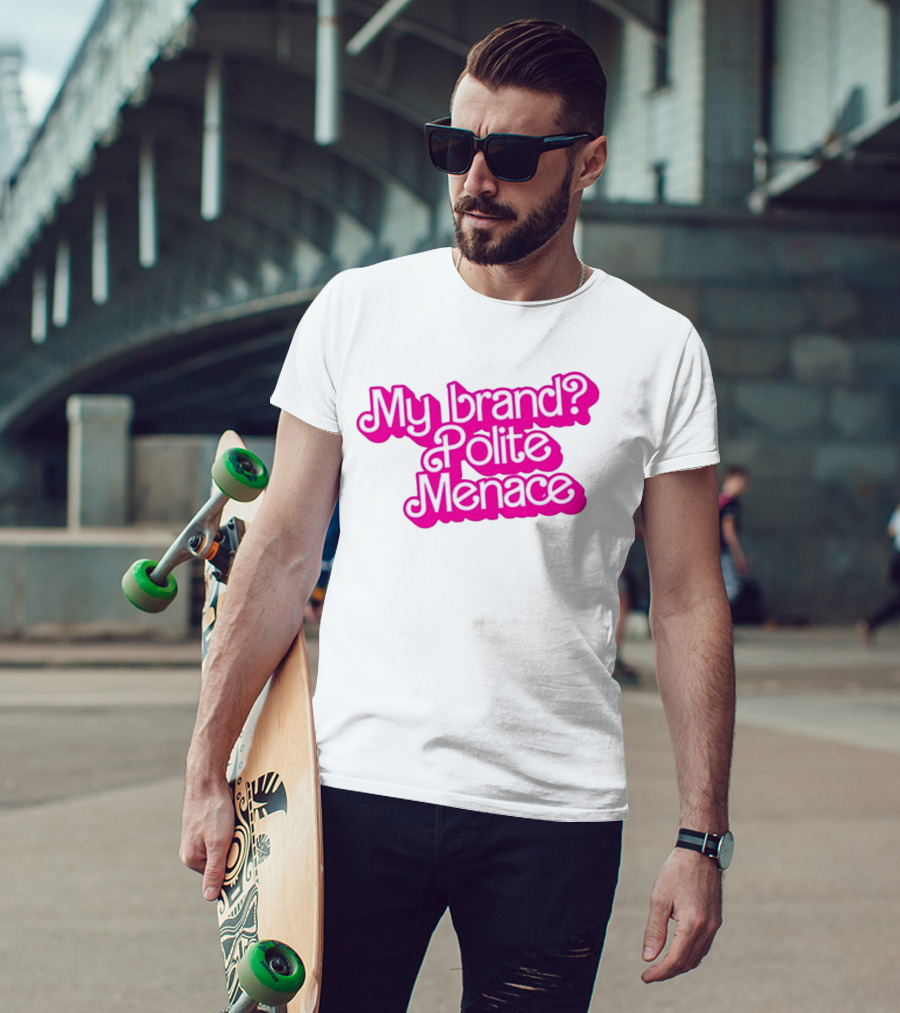 My Brand Polite Menace Barbie New T-Shirt