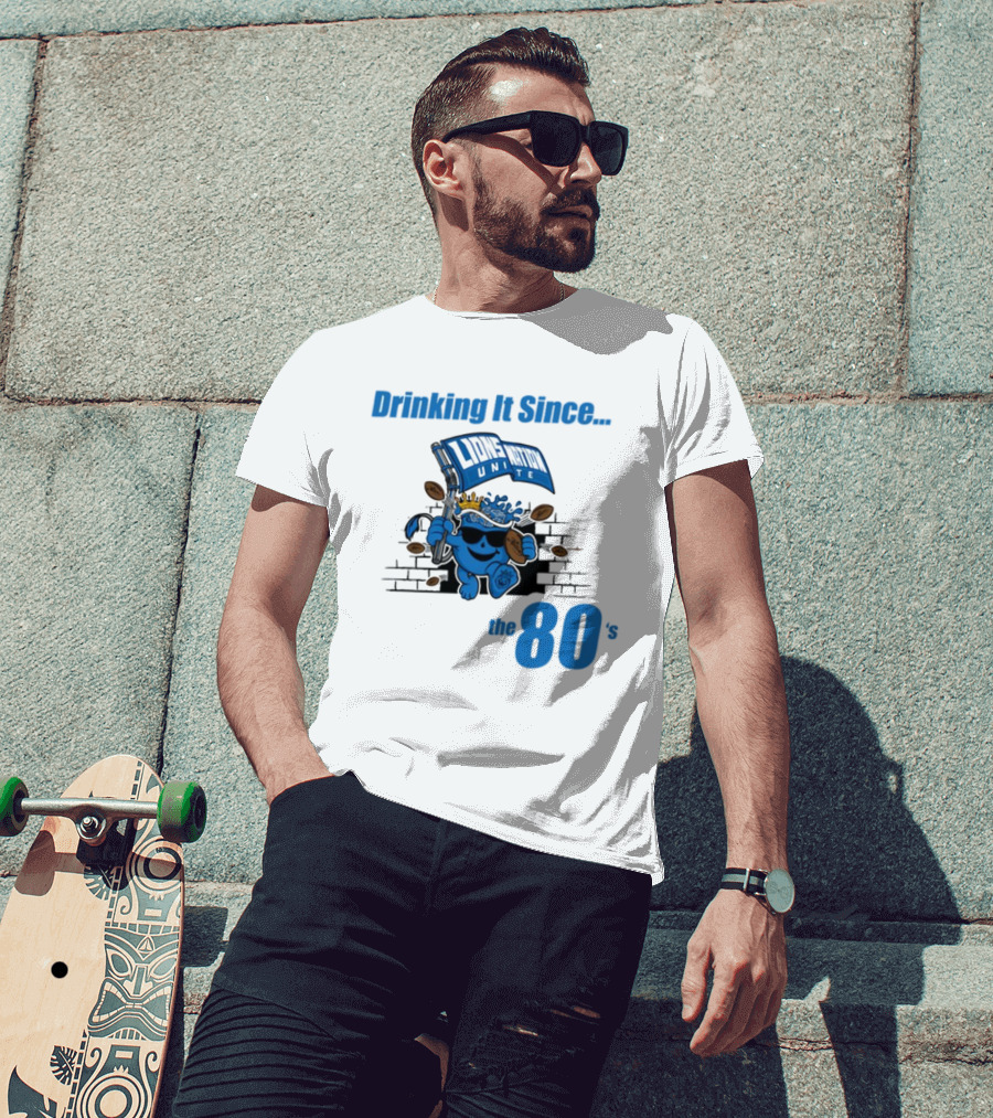 Drinking It Since Lions Nation Unite The 80's T-Shirt