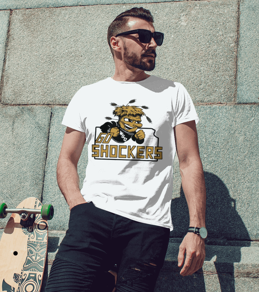 Wichita State University Go Shockers Mascot T-Shirt