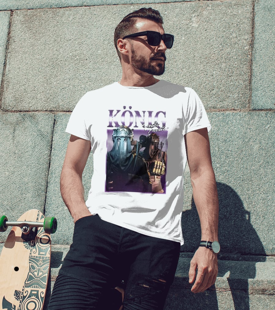 König Kortac Faction Masked Figures With Tactical Gear T-Shirt