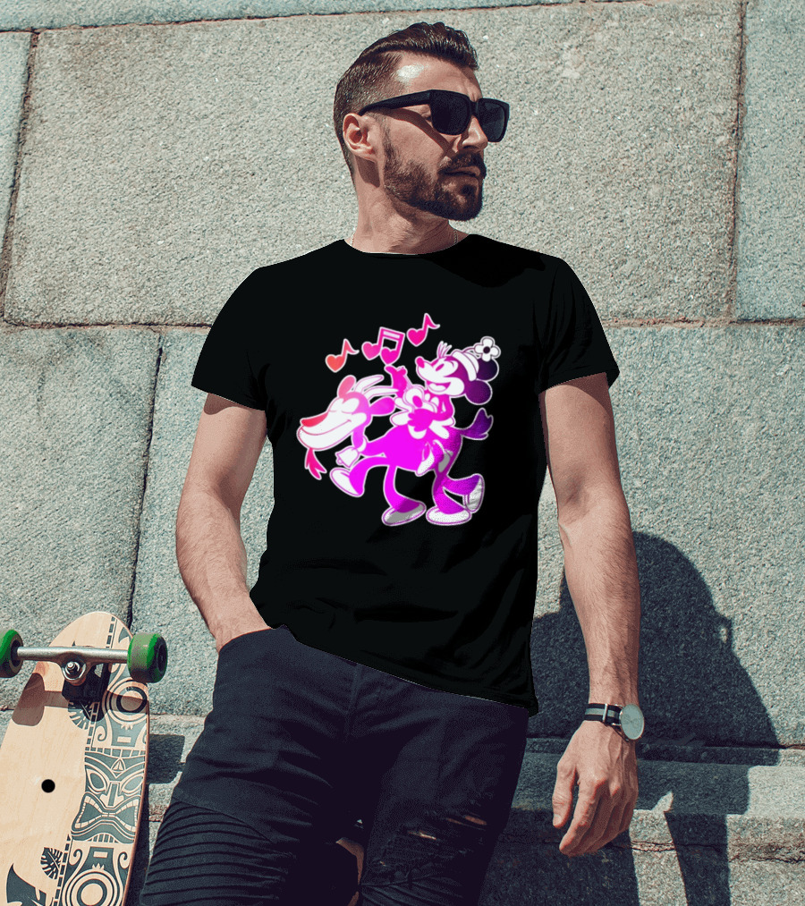 Pixelkitties Steamboat Minerva Musical Adventure Retro Cartoon T-Shirt