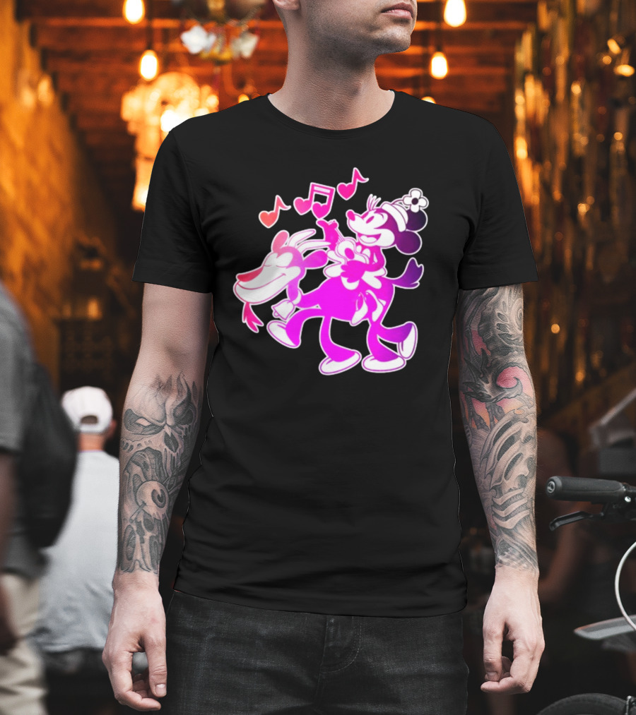 Pixelkitties Steamboat Minerva Musical Adventure Retro Cartoon T-Shirt