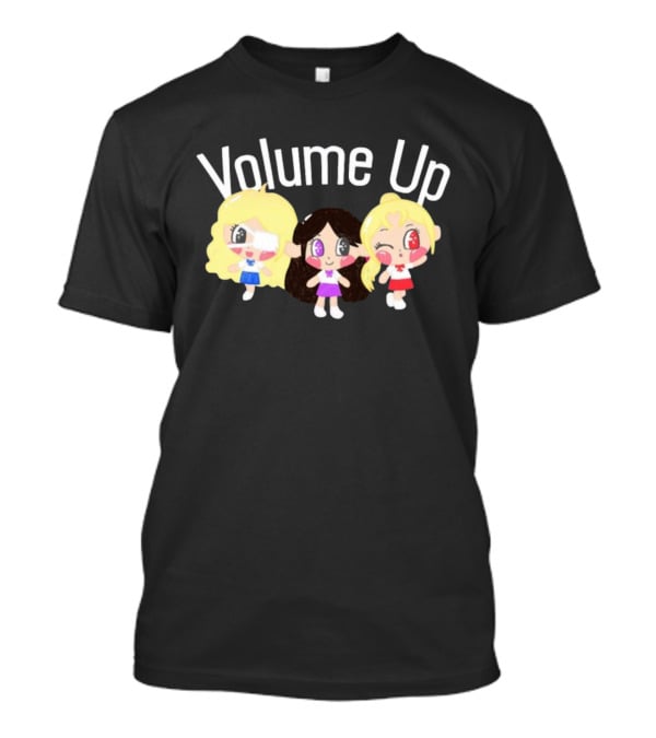 Volume Up Cute Cartoon Trio T-Shirt