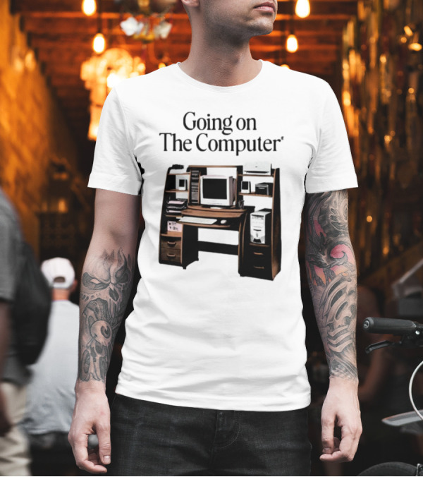 Going On The Computer In Loving Memory 1995-2207 Retro Desktop Setup T-Shirt Going On The Computer In Loving Memory 1995-2207 Retro Desktop Setup T-Shirt