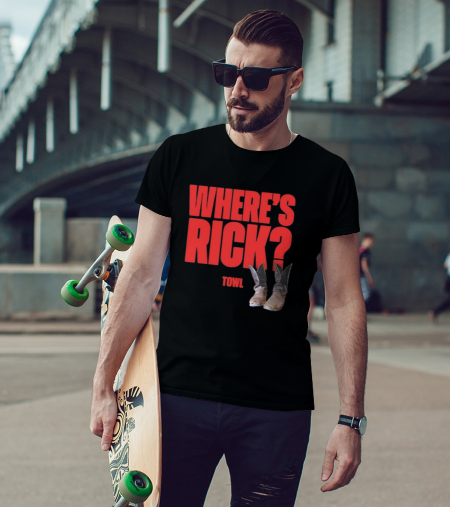 The Walking Dead Where's Rick Boots Towl T-Shirt