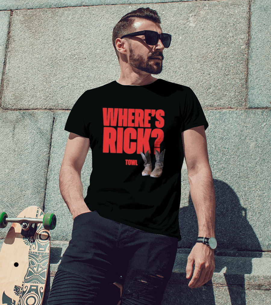 The Walking Dead Where's Rick Boots Towl T-Shirt